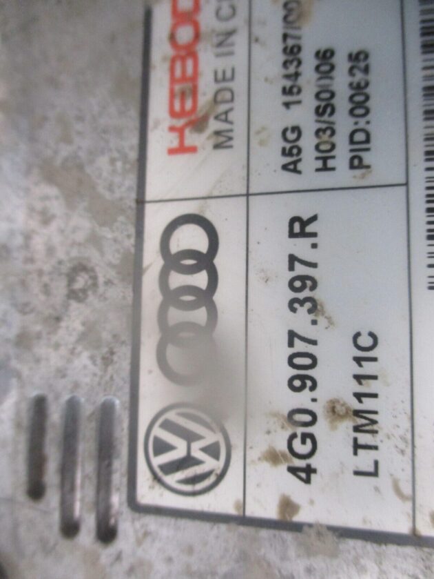 2016 GENUINE AUDI A3 8V DAYTIME RUNNING LIGHT CONTROL MODULE UNIT 4G0907397R - Image 3