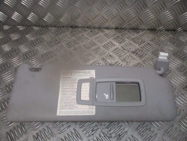 2015 GENUINE BMW 3 FRONT RIGHT DRIVER SIDE SUN VISOR OSF - Image 2
