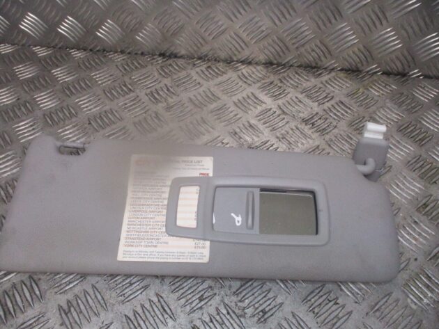 2015 GENUINE BMW 3 FRONT RIGHT DRIVER SIDE SUN VISOR OSF - Image 3