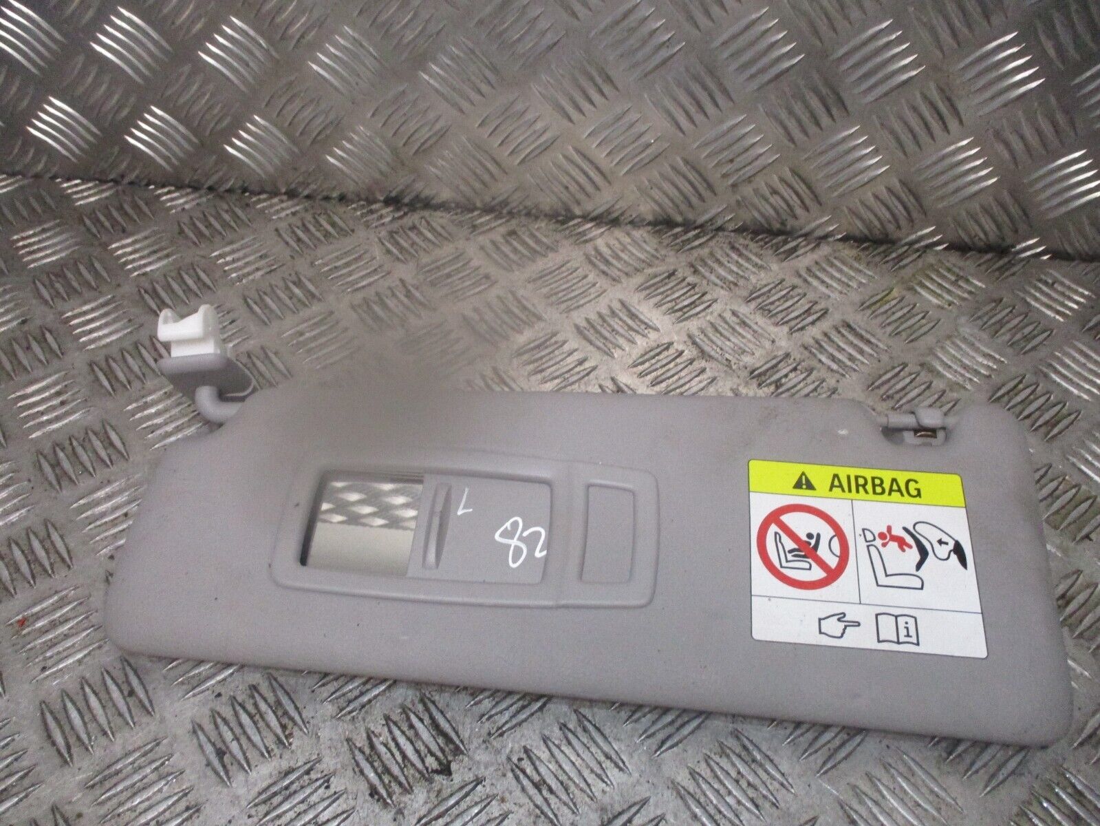 2015 GENUINE BMW 3 FRONT LEFT PASSENGER SIDE SUN VISOR NSF - Image 3