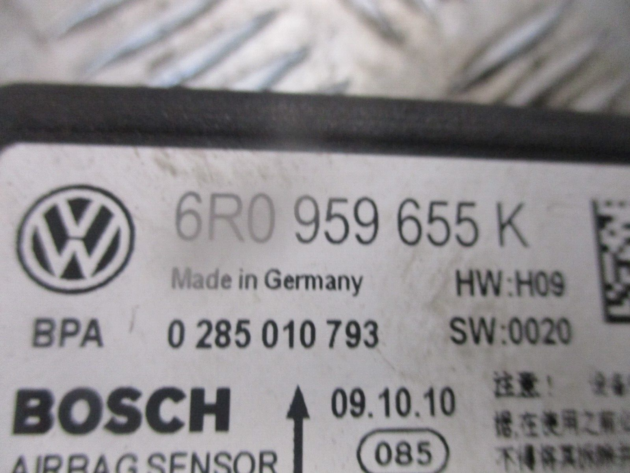 2012 GENUINE VW POLO 6R SRS ECU CONTROL MODULE 6R0959655K - Image 2