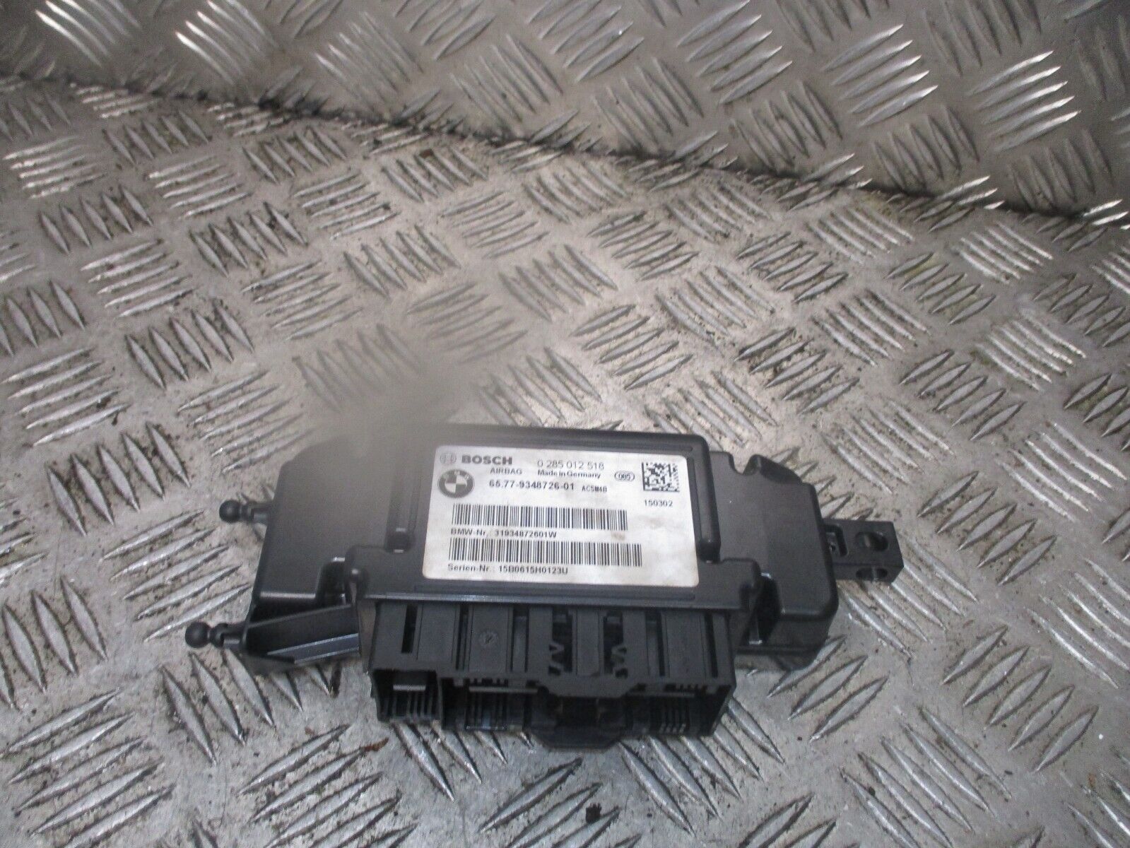 2015 GENUINE BMW 3 320D BAG CONTROL MODULE UNIT 9348726 - Image 2