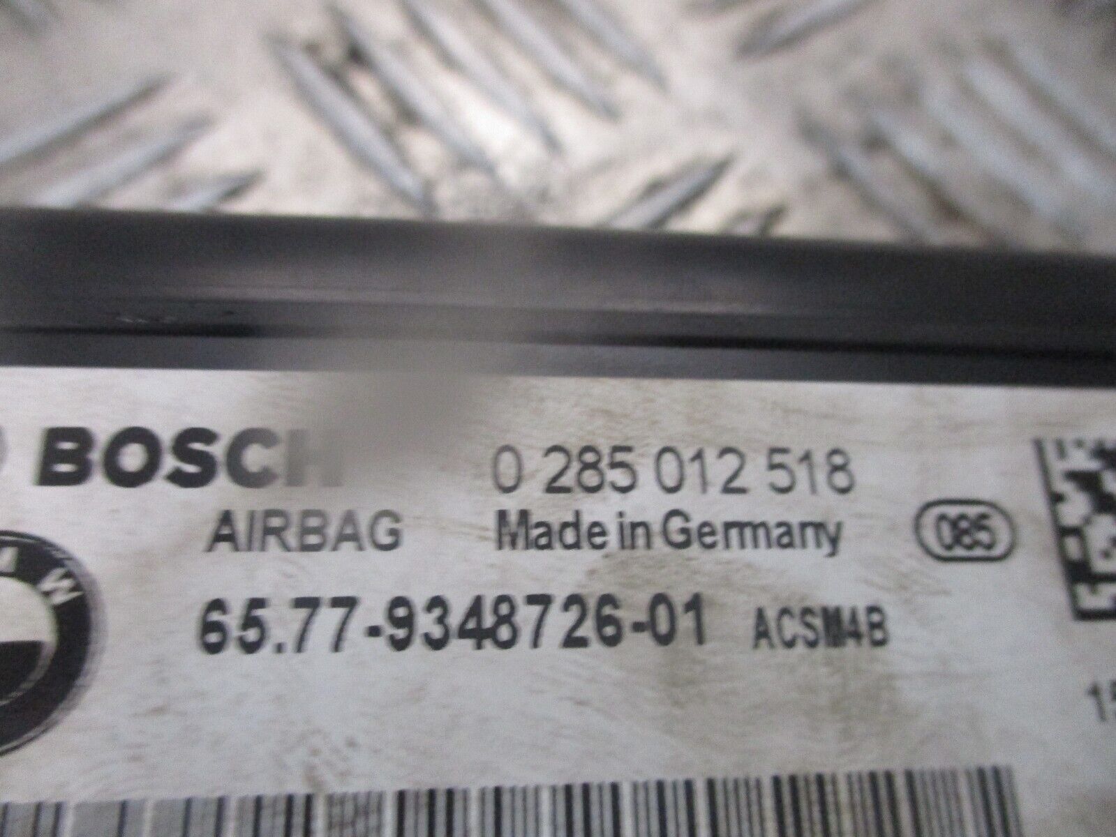 2015 GENUINE BMW 3 320D BAG CONTROL MODULE UNIT 9348726 - Image 3