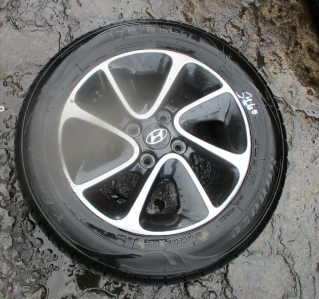 2018 GENUINE HYUNDAI I10 14'' INCH ALLOY WHEEL TYRE 175/65 R14 52910B9500