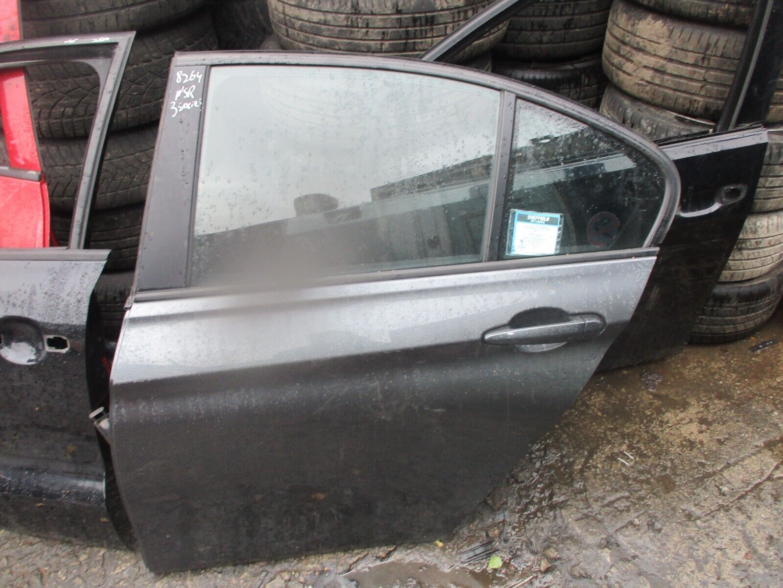 2015 GENUINE BMW 3SERIES REAR LEFT PASSENGER SIDE BARE SHELL DOOR NSR - Image 2