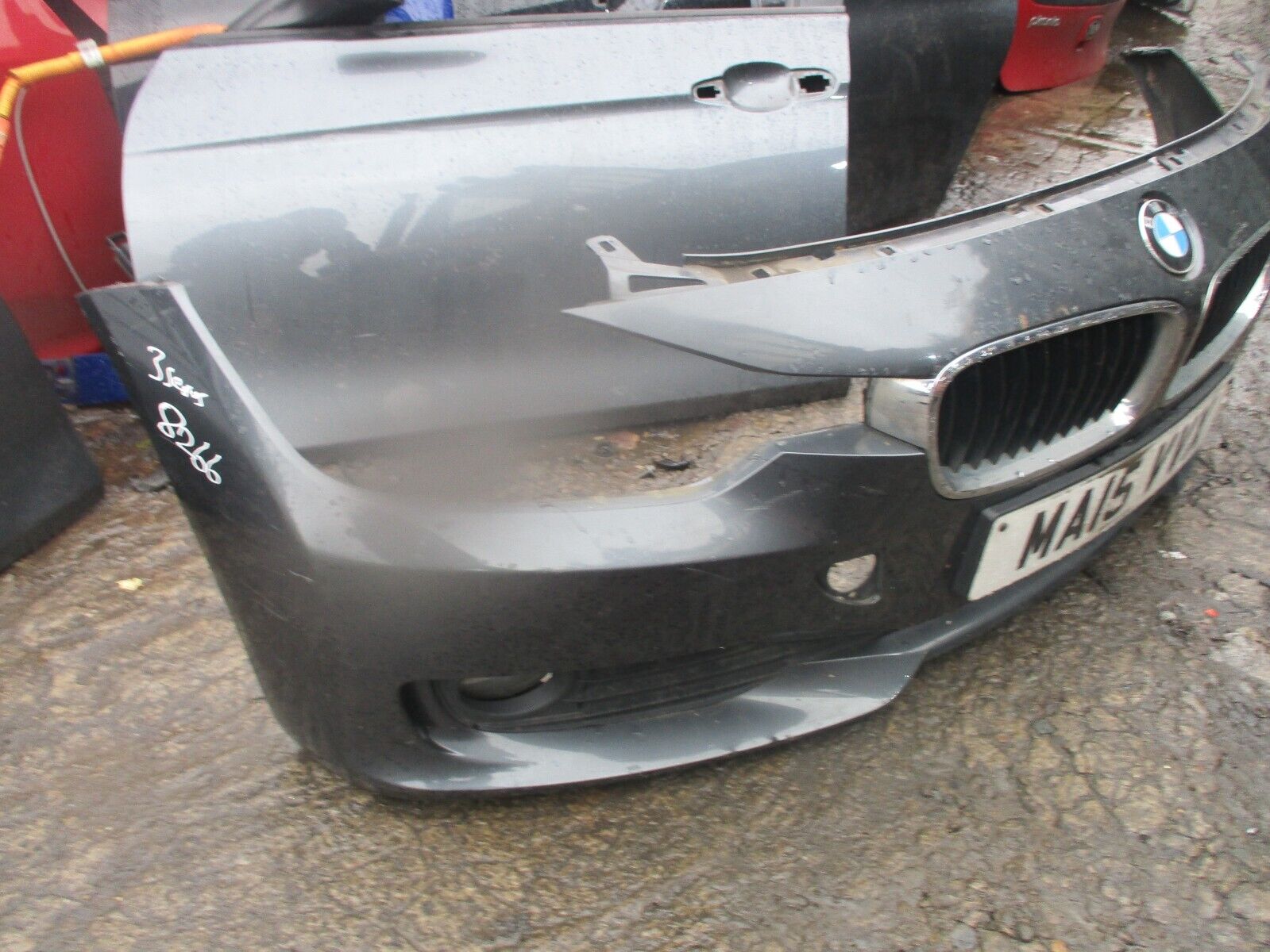 2015 GENUINE BMW 3SERIES SALOON FRONT COMPLETE BUMPER - Image 4