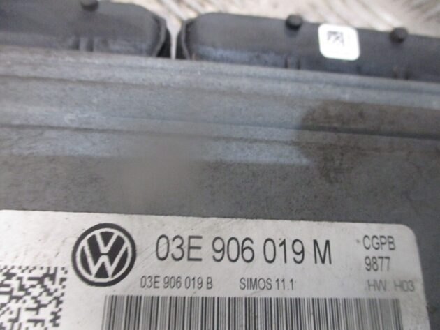 2013 GENUINE VW POLO 6R 1.2 PETROL ENGINE ECU CONTOL MODULE UNIT 03E906019M - Image 2