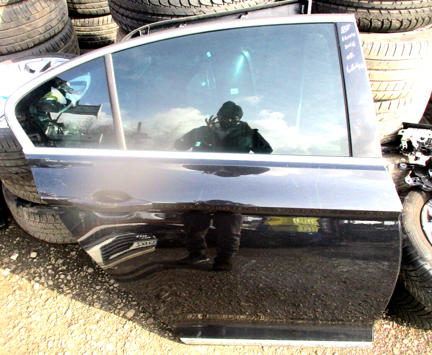 2015 GENUINE VW PASSAT B8 SALOON REAR RIGHT DRIVER SIDE BARE SHELL DOOR OSR