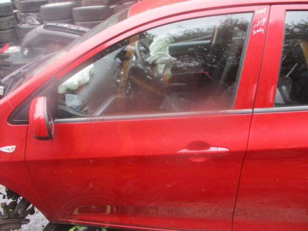 2014 GENUINE KIA PICANTO 5DR FRONT LEFT PASSENGER SIDE BARE SHELL DOOR NSF - Image 2
