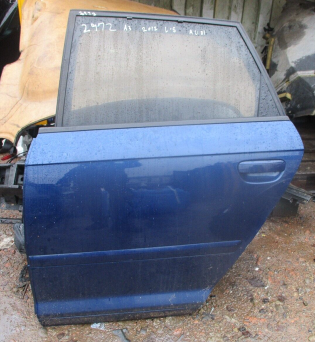 2012 GENUINE AUDI A3 8P REAR LEFT PASSENGER SIDE BARE SHELL DOOR NSR