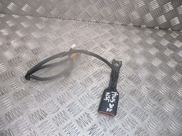 2012 GENUINE TOYOTA PRIUS FRONT LEFT PASSENGER SIDE SEAT BELT BUCKLE STALK - Image 3