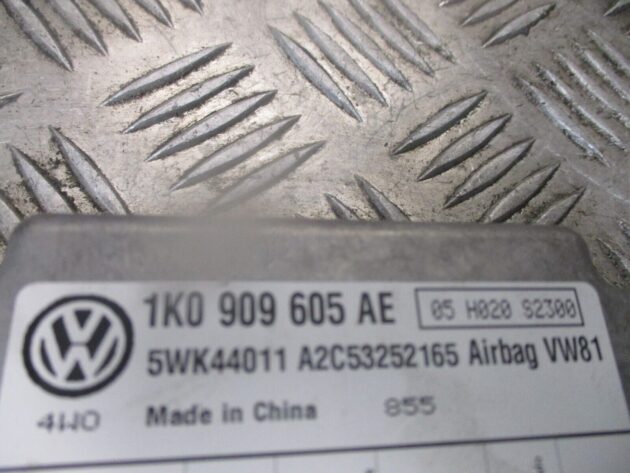 2012 GENUINE VW SCIROCCO SRS ECU BAG CONTROL MODUEL UNIT 1K0909605AE - Image 2