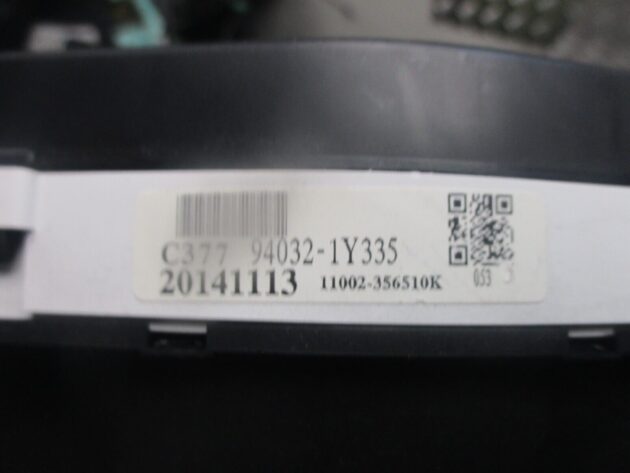 2014 GENUINE KIA PICANTO SPEEDOMETER INSTRUMENT CLUSTER CLOCK 94032-1Y335 - Image 3