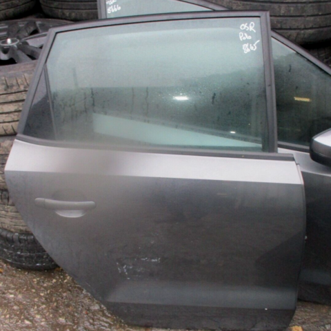2012 GENUINE VW POLO REAR RIGHT DRIVER SIDE BARE SHELL DOOR OSR