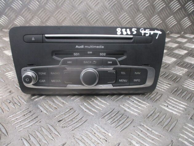 2016 AUDI A1 RADIO CD PLAYER NAVIGATION SIM HEAD UNIT 8XA035670C 8XA035670B OEM