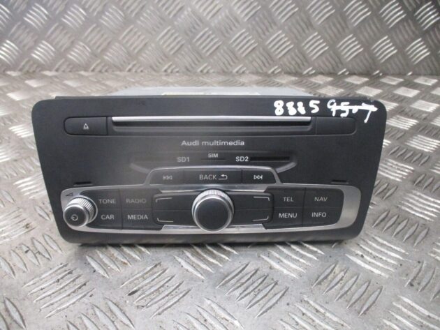 2016 AUDI A1 RADIO CD PLAYER NAVIGATION SIM HEAD UNIT 8XA035670C 8XA035670B OEM - Image 3