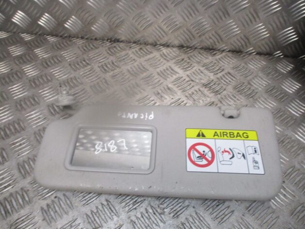 2013 GENUINE KIA PICANTO FRONT LEFT PASSENGER SIDE SUN VISOR NSF