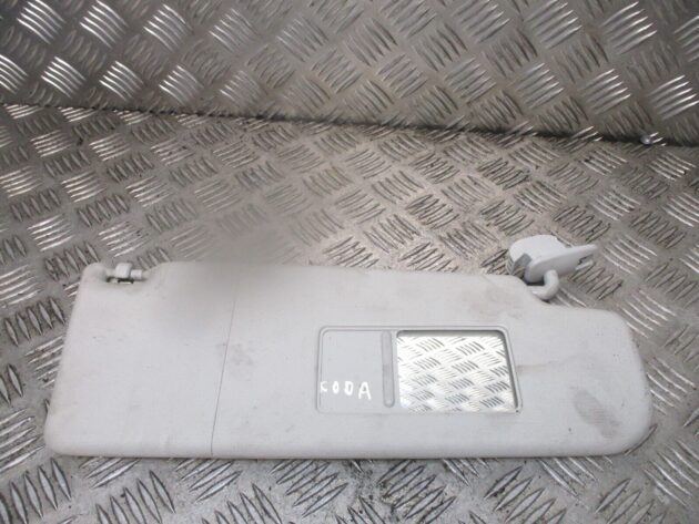 2012 GENUINE SKODA OCTAVIA FRONT RIGHT DRIVER SIDE SUNVISOR 1Z0857552