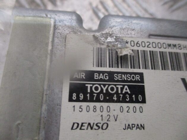 2012 GENUINE TOYOTA PRIUS ECU SRS BAG CONTROL MODULE UNIT 8917047310 - Image 3