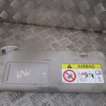 2012 GENUINE TOYOTA PRIUS FRONT LEFT PASSENGER SIDE SUN VISOR NSF