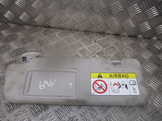 2012 GENUINE TOYOTA PRIUS FRONT LEFT PASSENGER SIDE SUN VISOR NSF