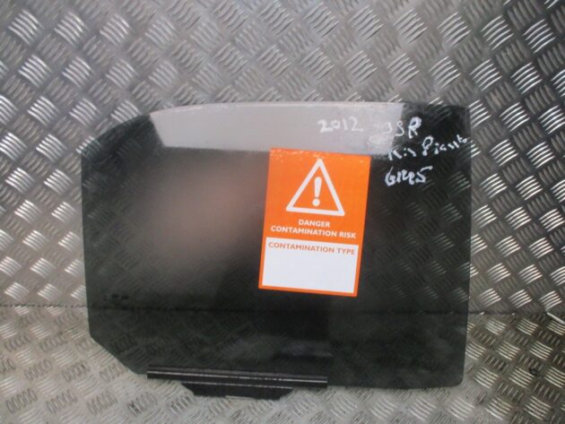 2012 GENUINE KIA PICANTO REAR RIGHT DRIVER SIDE DOOR WINDOW GLASS OSR - Image 3