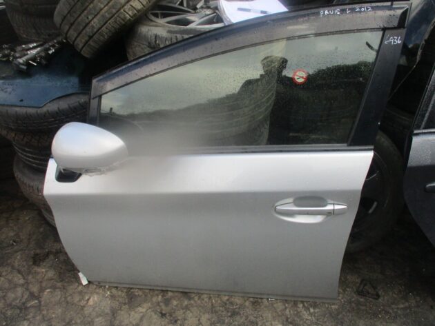 2012 GENUINE TOYOTA PRIUS FRONT LEFT PASSENGER SIDE BARE SHELL DOOR NSF - Image 3