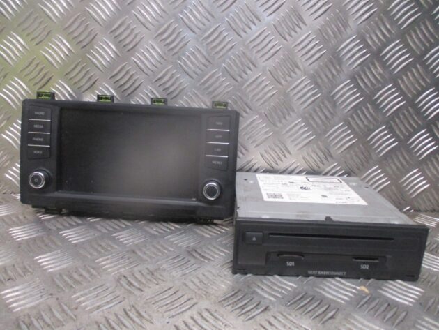 2017 GENUINE SEAT ATECA MMI RADIO STEREO DISPLAY HEAD UNIT 5QA035858A 575919606