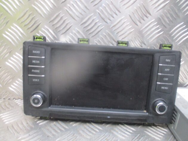 2017 GENUINE SEAT ATECA MMI RADIO STEREO DISPLAY HEAD UNIT 5QA035858A 575919606 - Image 2