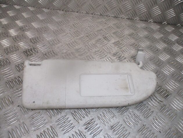 2012 GENUINE SEAT IBIZA FRONT LEFT PASSENGER SIDE SUNVISOR 6L0857552F - Image 3