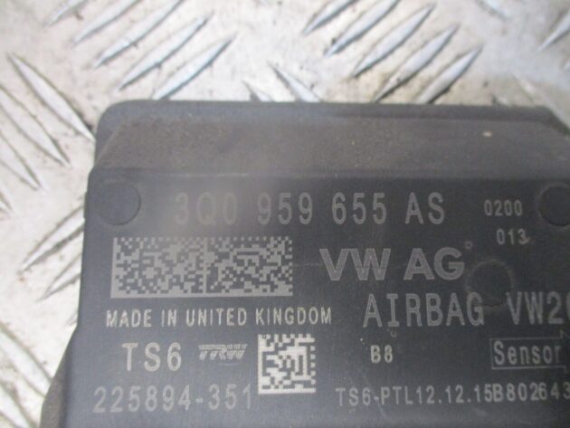 2016 GENUINE SKODA OCTAVIA SRS ECU CONTROL MODULE 3Q0959655AS - Image 3