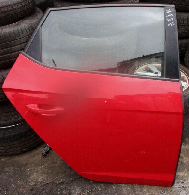 2014 GENUINE SEAT LEON REAR RIGHT DRIVER SIDE BARE SHELL DOOR OSR