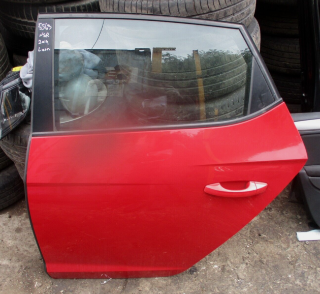 2014 GENUINE SEAT LEON REAR LEFT PASSENGER SIDE BARE SHELL DOOR NSR