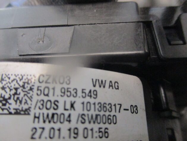 2019 GENUINE AUDI A3 8V STEERING WHEEL SLIP RING CLOCK SQUIB 5Q1953549 - Image 3