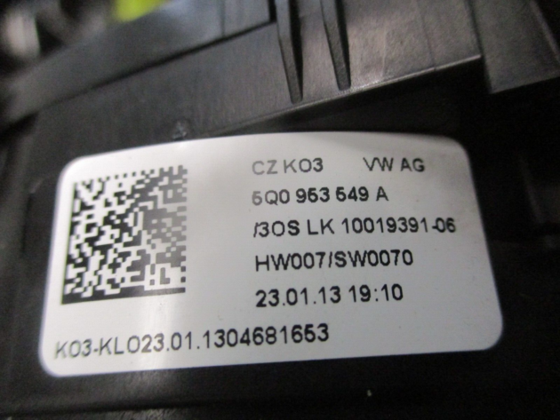 2014 GENUINE VW GOLF MK7 STEERING WHEEL SQUIB 5Q0953549A - Image 2