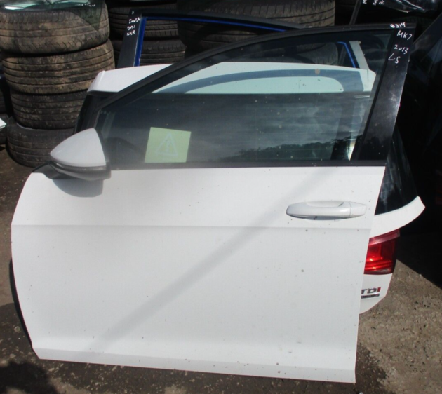 2014 GENUINE VW GOLF MK7 FRONT LEFT PASSENGER SIDE BARE SHELL DOOR - Image 2