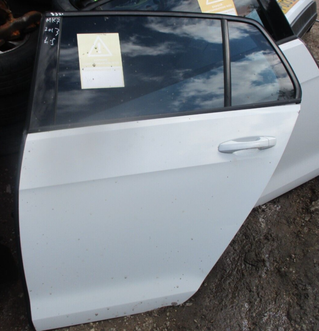 2014 GENUINE VW GOLF MK7 REAR LEFT PASSENGER SIDE BARE SHELL DOOR