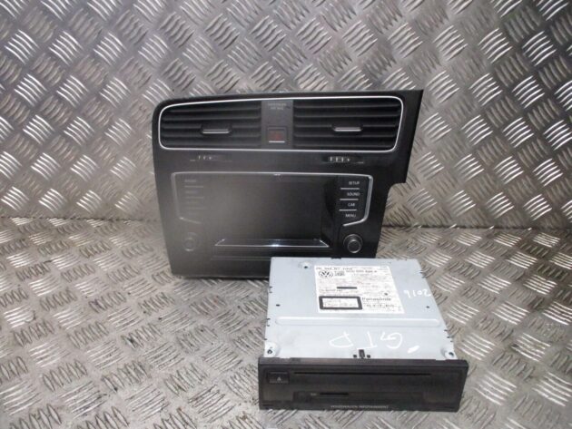 2014 GENUINE VW GOLF MK7 GTD MMI MULTIMEDIA RADIO SCREEN HEAD UNIT 5G0035820A - Image 2