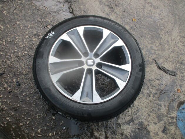 2017 GENUINE SEAT ATECA 17''INCH ALLOY WHEEL TYRE 215/55 R17 575601025K - Image 2