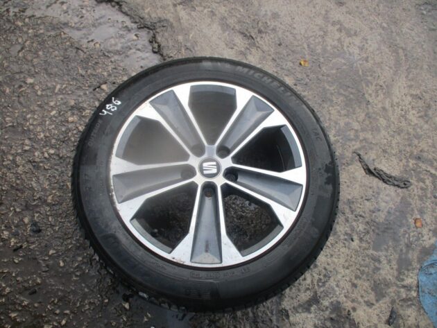 2017 GENUINE SEAT ATECA 17''INCH ALLOY WHEEL TYRE 215/55 R17 575601025K - Image 3