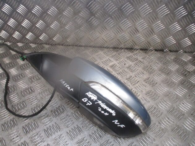 2012 GENUINE PASSAT B7 FRONT LEFT PASSENGER SIDE DOOR WING MIRROR E1021005 - Image 2