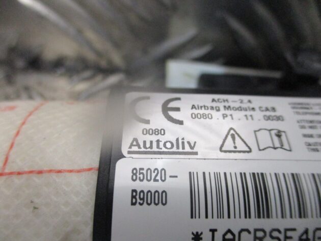 2014 GENUINE HYUNDAI I10 FRONT RIGHT DRIVER SIDE CURTAIN ROOF BAG 85020B9000 - Image 3