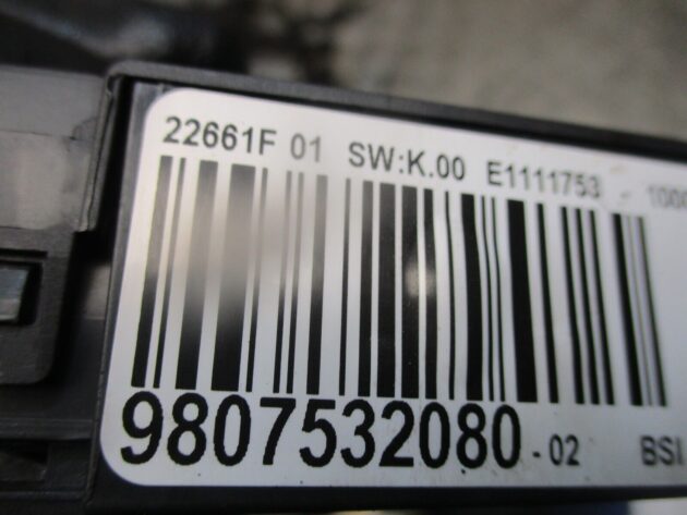 2016 GENUINE PEUGEOT 208 BCM BODY CONTROL MODULE UNIT 9807532080 - Image 4