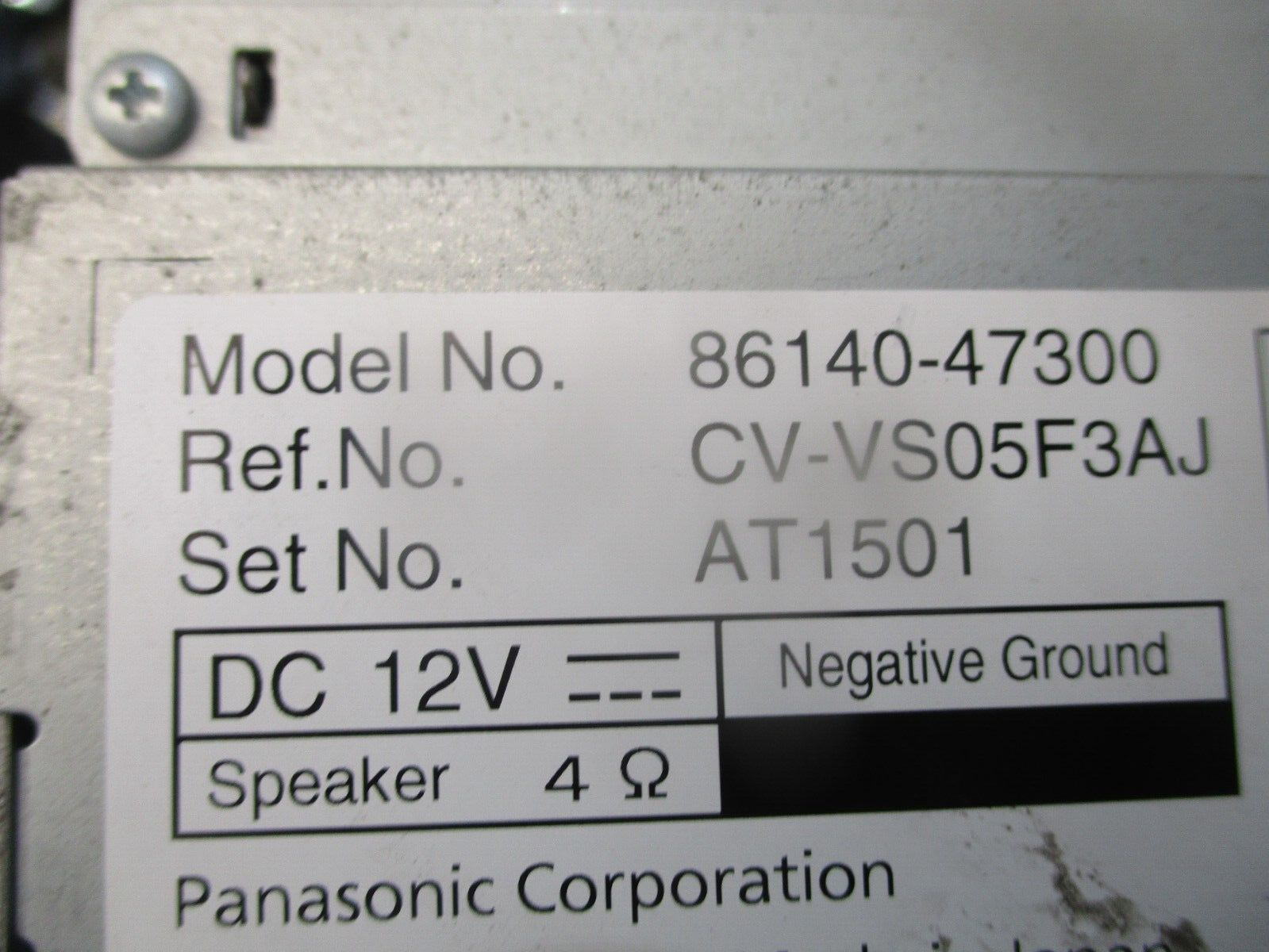 2017 GENUINE TOYOTA PRIUS SAT NAV RADIO HEAD UNIT 86140-47300 - Image 3