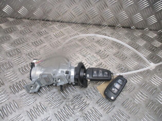 2014 GENUINE AUDI A3 8V IGNITION BARREL & KEY 5Q0905865 1K0905851