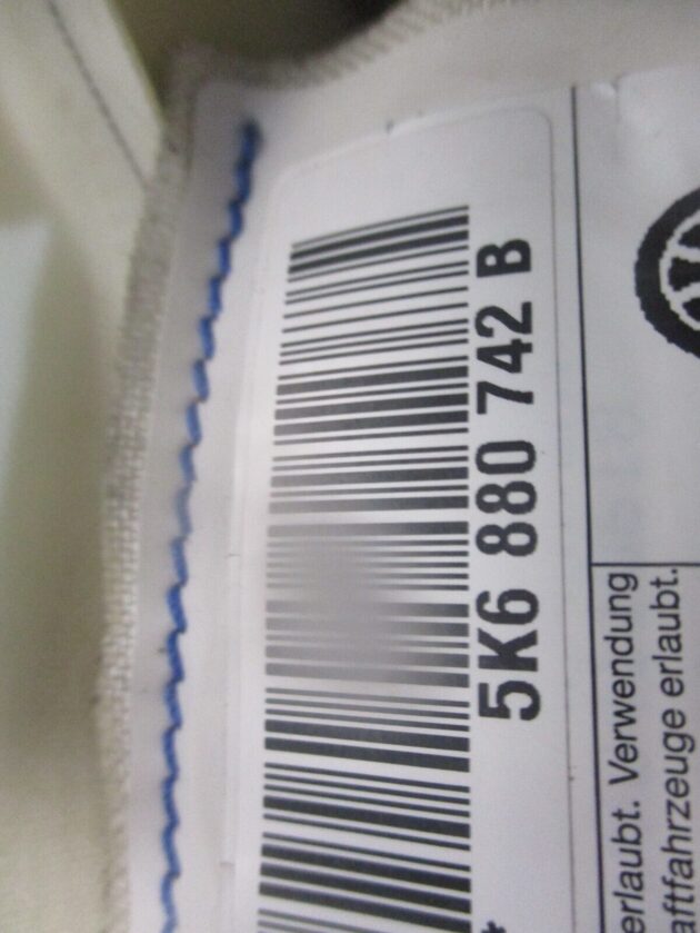 2012 GENUINE VW GOLF MK6 FRONT RIGHT DRIVER SIDE CURTAIN ROOF BAG 5K6880742B - Image 3