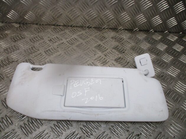 2016 GENUINE PEUGEOT 208 FRONT RIGHT DRIVER SIDE SUN VISOR OSF