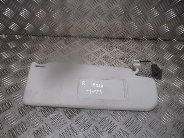 2012 GENUINE VW POLO 6R FRONT RIGHT DRIVER SIDE SUN VISOR OSF