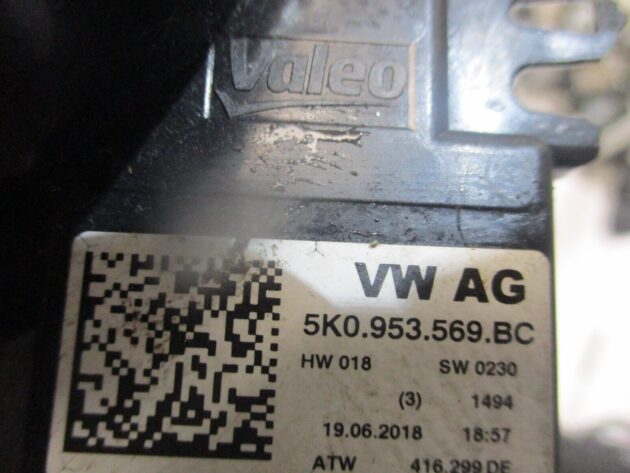 2018 GENUINE VW SHARAN STEERING WHEEL SLIP RING SQUIB 5K0953569BC - Image 2
