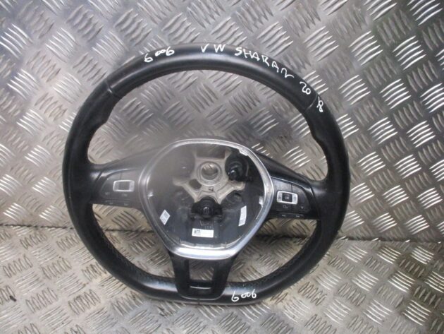 2018 VW SHARAN DRIVERS SIDE FRONT MULTIFUNCTION STEERING WHEEL 6C0419091BP